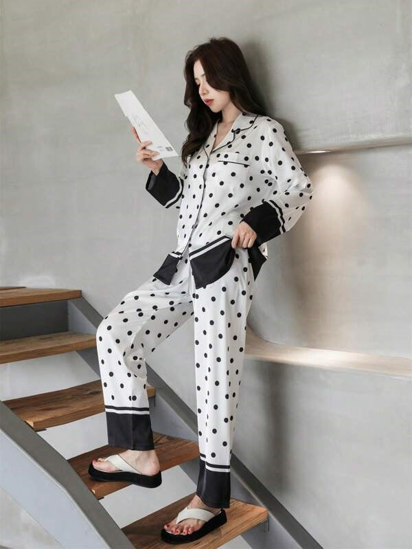 Nightwear Smoothy Satin Pajama set PJ-04