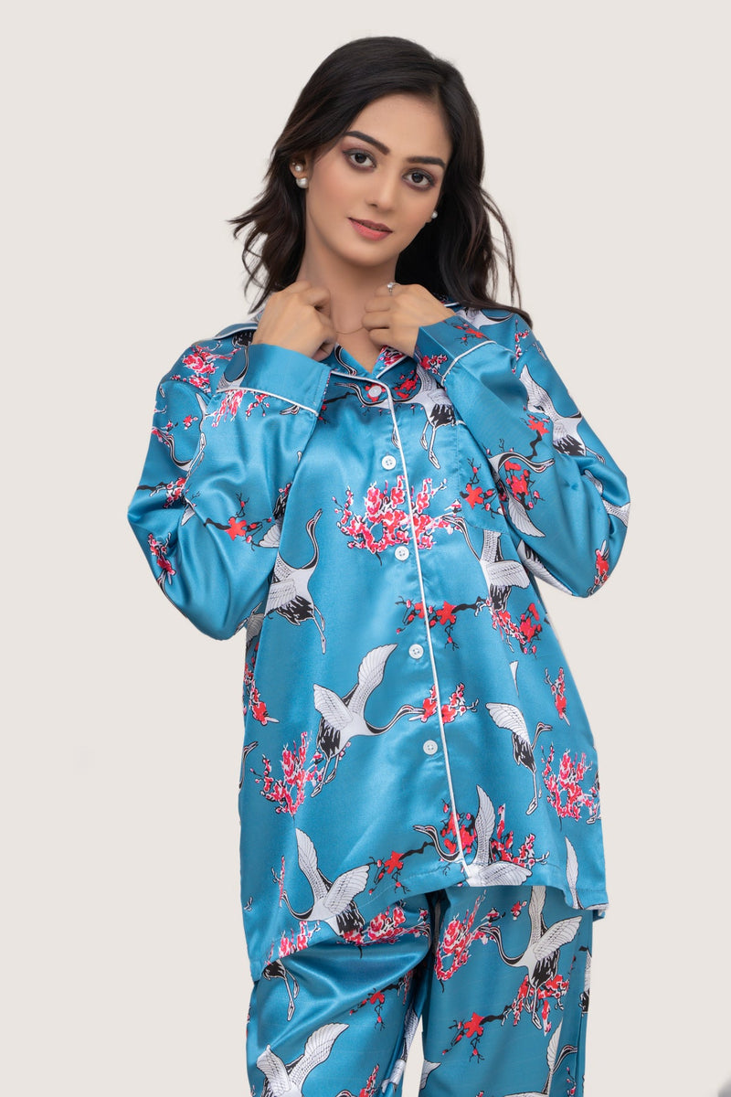 Nightwear Smoothy Satin Pajama set