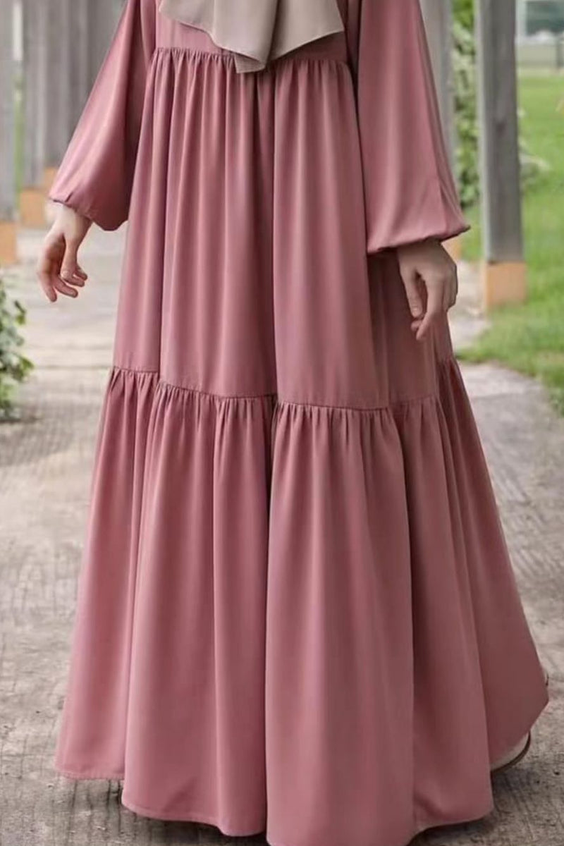 New IRANI Abaya With Stoller In Pink Color
