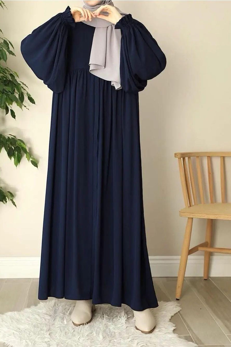 Roman Abaya in Navy Blue Color with Stoller